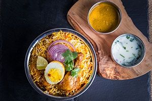Hyderabadi Chicken Dum Biryani