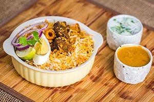 Hyderabadi Goat Dum Biryani