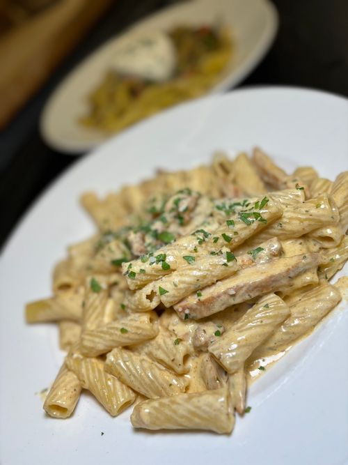 GF Blackened Chicken Alfredo